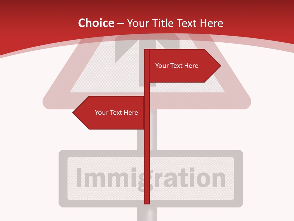 Elderly Touching White PowerPoint Template