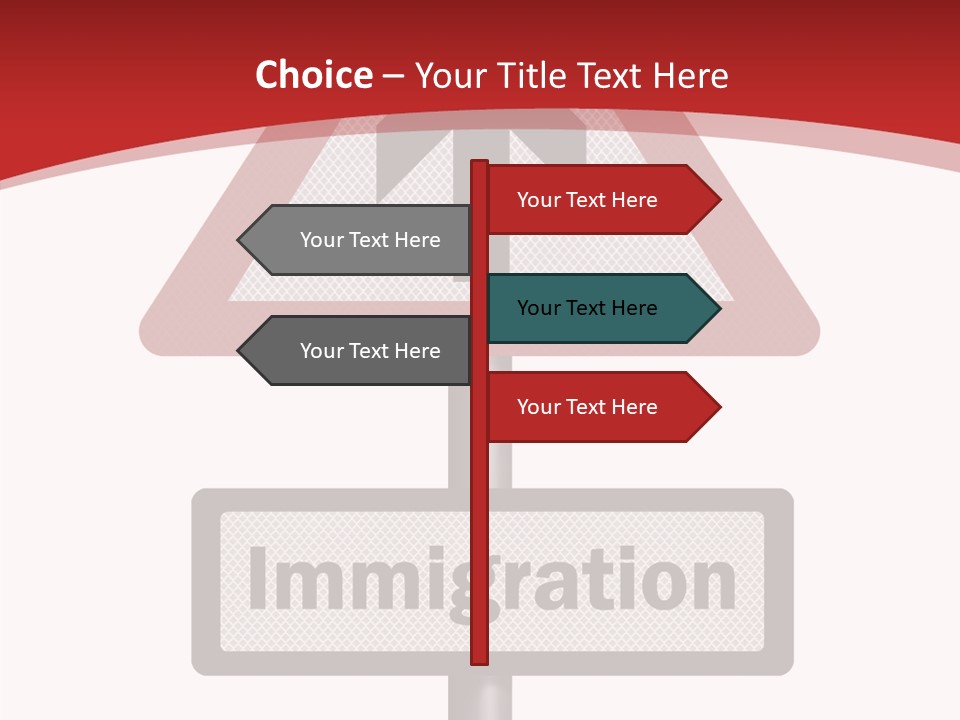 Elderly Touching White PowerPoint Template