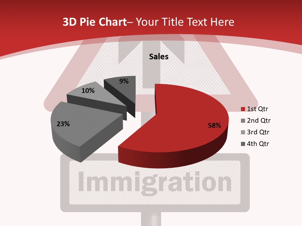 Elderly Touching White PowerPoint Template
