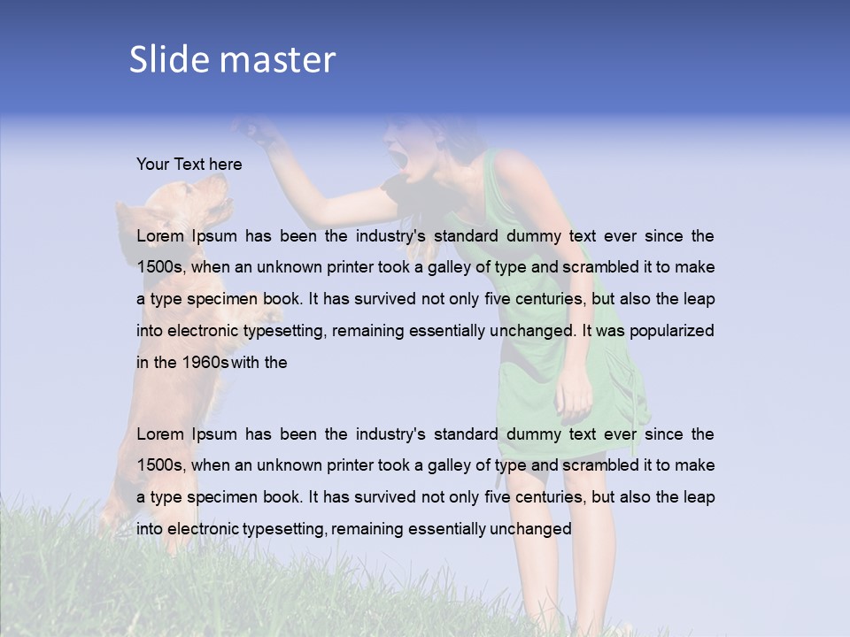 Senior  Togetherness Human PowerPoint Template