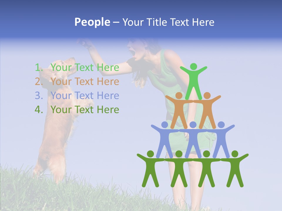 Senior  Togetherness Human PowerPoint Template