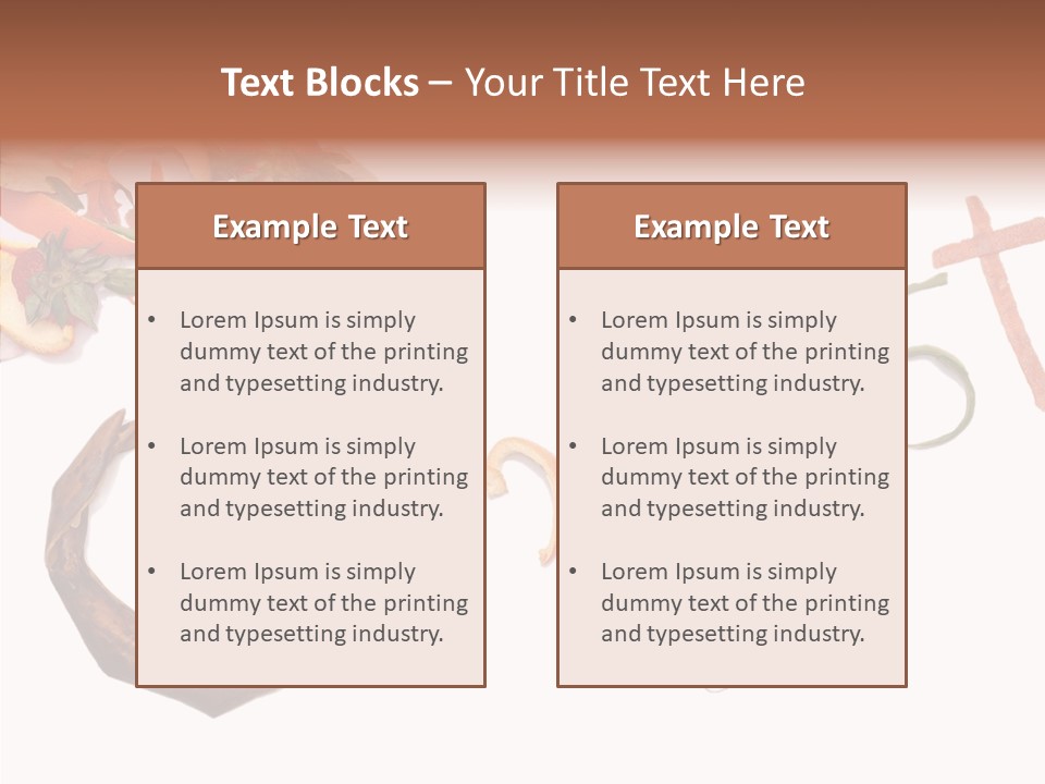 Helping Hand White Background Two PowerPoint Template