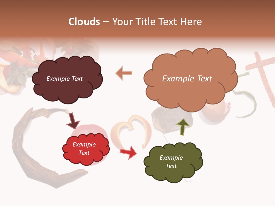 Helping Hand White Background Two PowerPoint Template