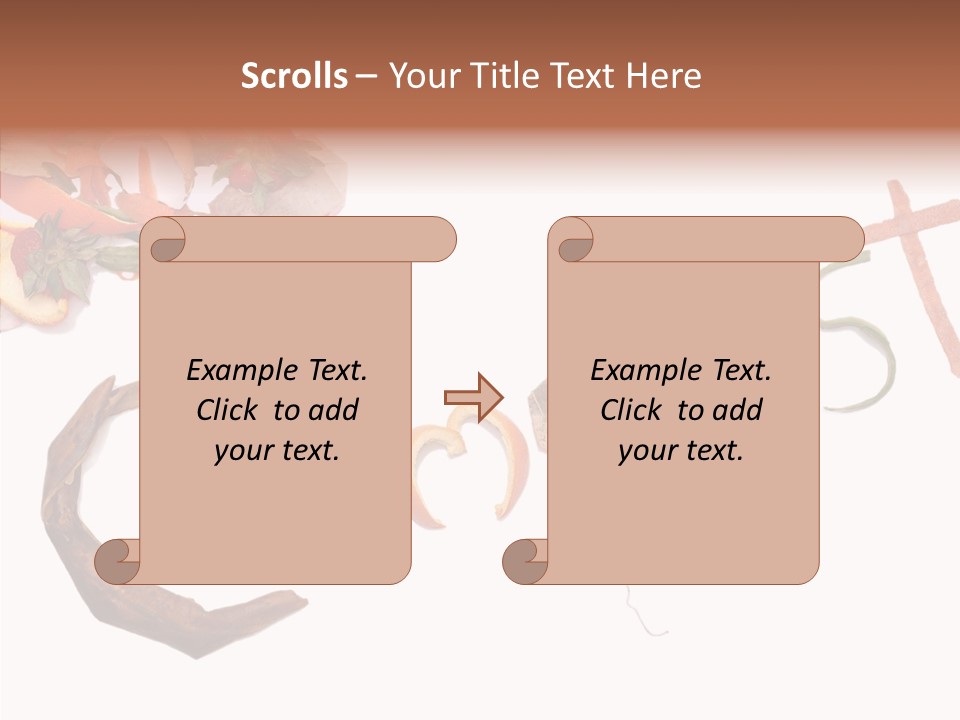 Helping Hand White Background Two PowerPoint Template