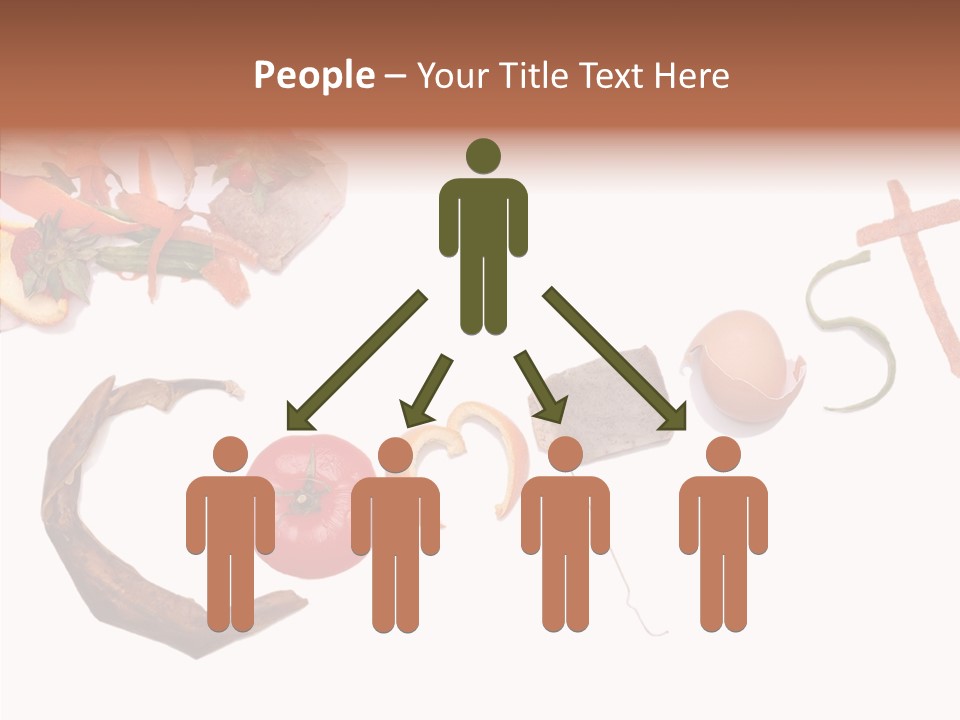 Helping Hand White Background Two PowerPoint Template