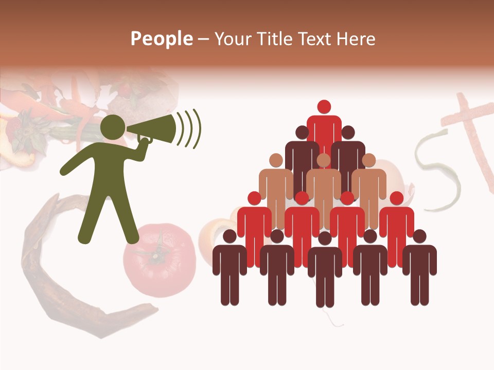 Helping Hand White Background Two PowerPoint Template