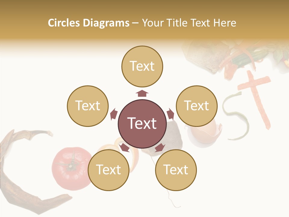 Togetherness Helping Hand Grandmother PowerPoint Template