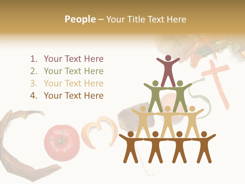 Togetherness Helping Hand Grandmother PowerPoint Template