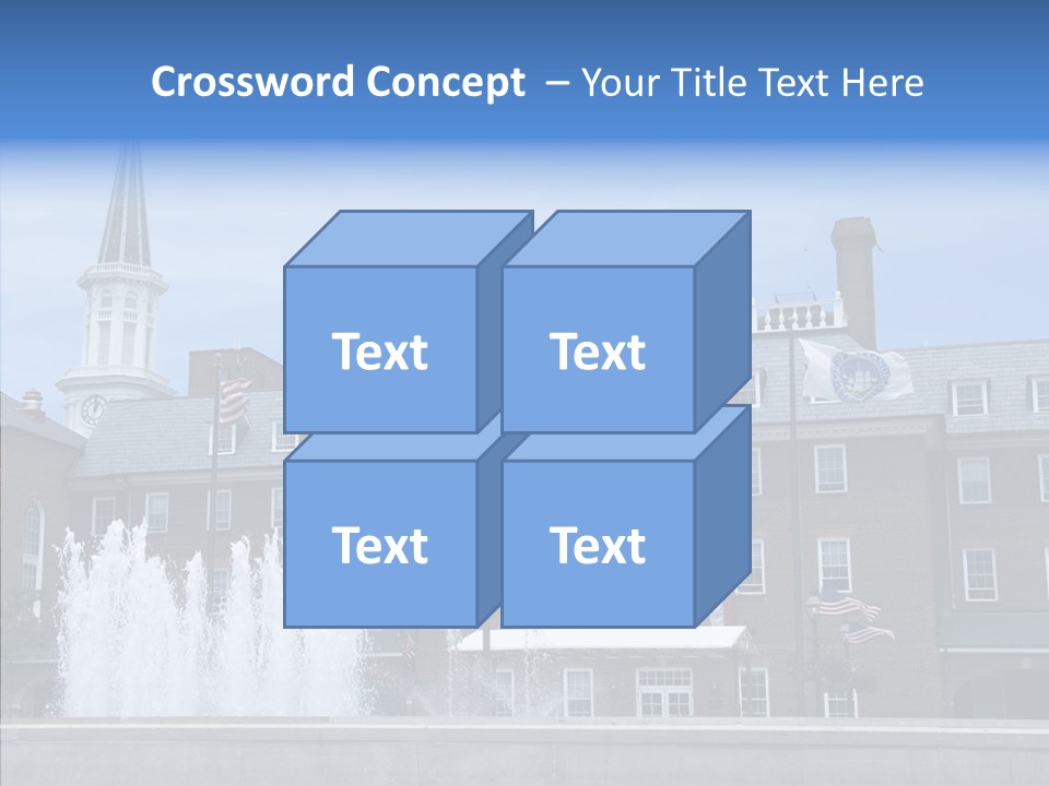 Young Closeup White Background PowerPoint Template