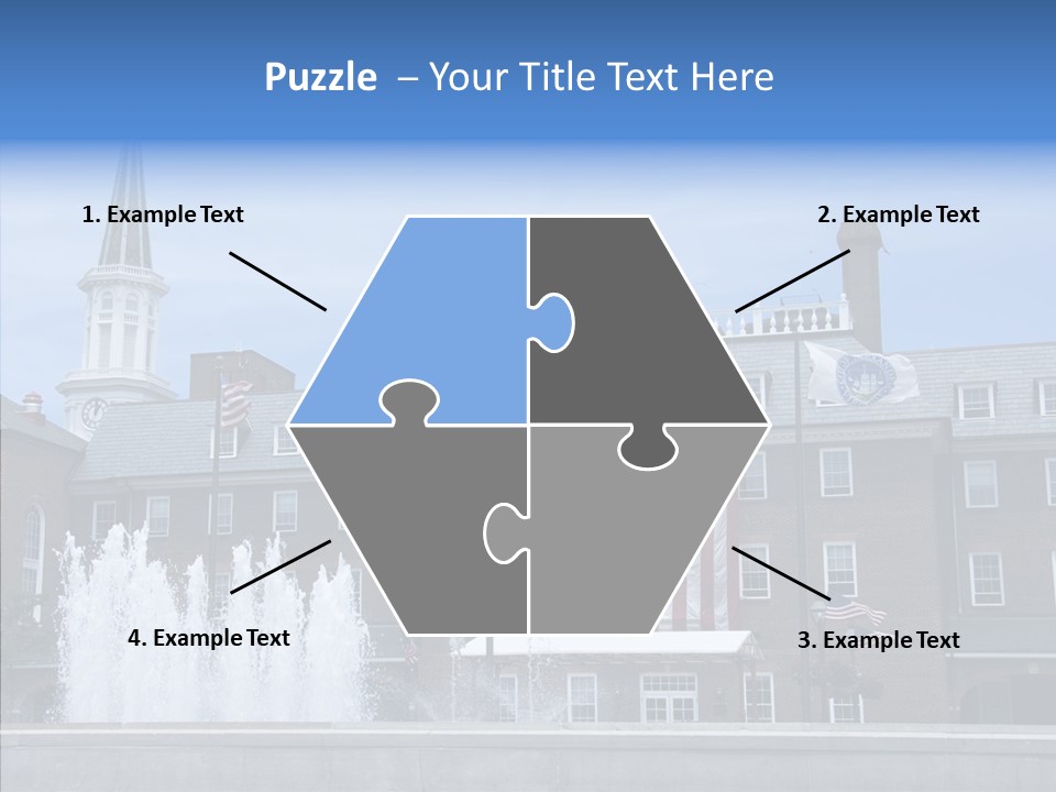 Young Closeup White Background PowerPoint Template