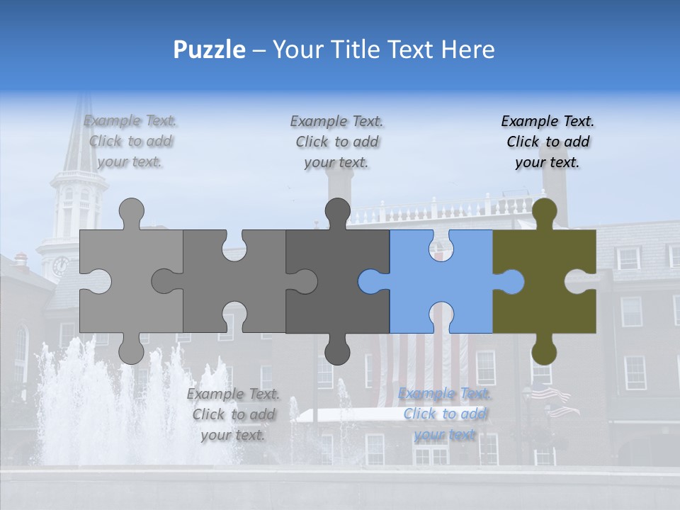 Young Closeup White Background PowerPoint Template