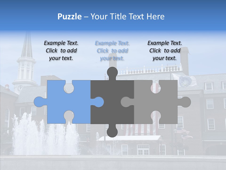 Young Closeup White Background PowerPoint Template