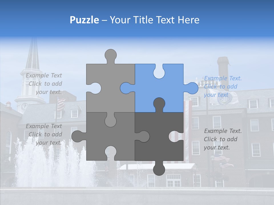 Young Closeup White Background PowerPoint Template