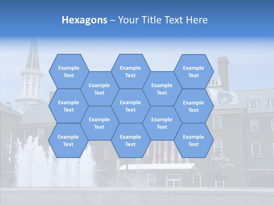 Young Closeup White Background PowerPoint Template