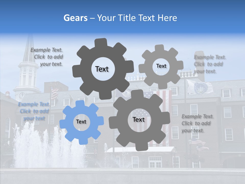 Young Closeup White Background PowerPoint Template