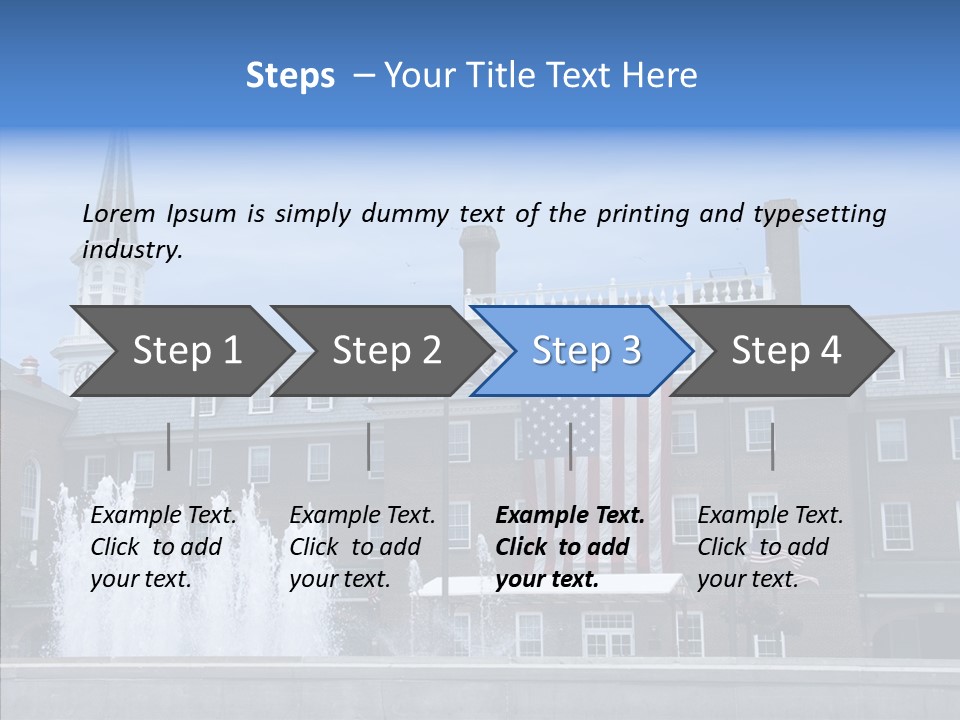 Young Closeup White Background PowerPoint Template
