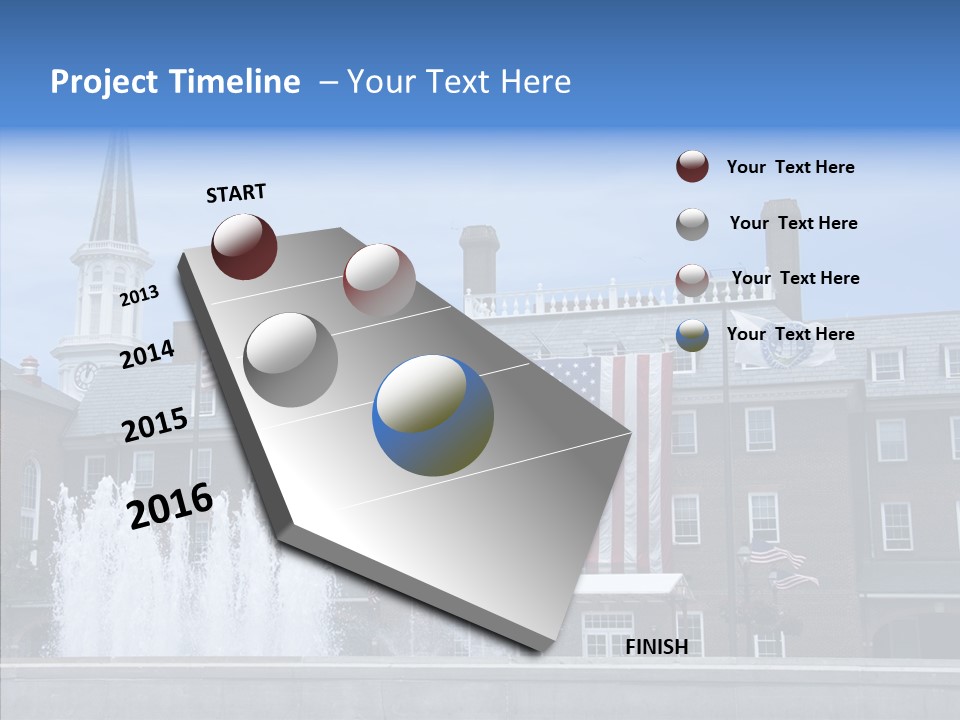Young Closeup White Background PowerPoint Template