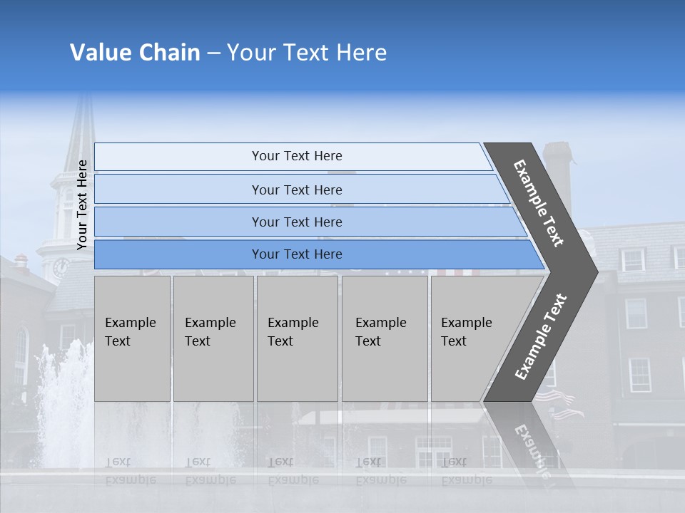 Young Closeup White Background PowerPoint Template