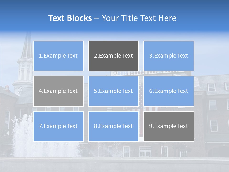 Young Closeup White Background PowerPoint Template