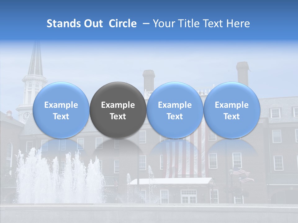 Young Closeup White Background PowerPoint Template