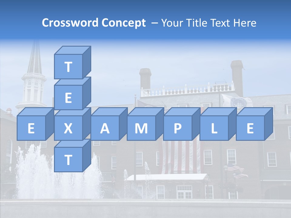 Young Closeup White Background PowerPoint Template