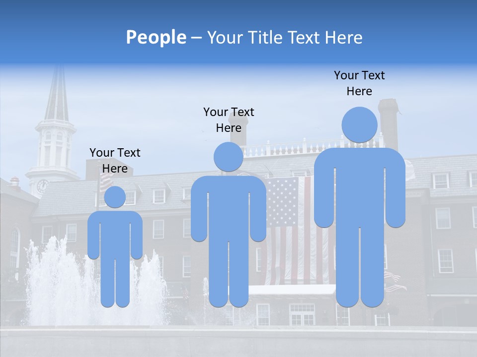 Young Closeup White Background PowerPoint Template