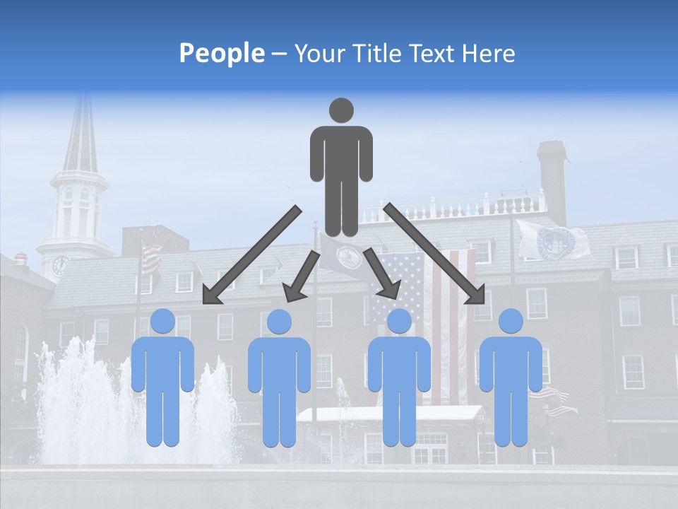 Young Closeup White Background PowerPoint Template