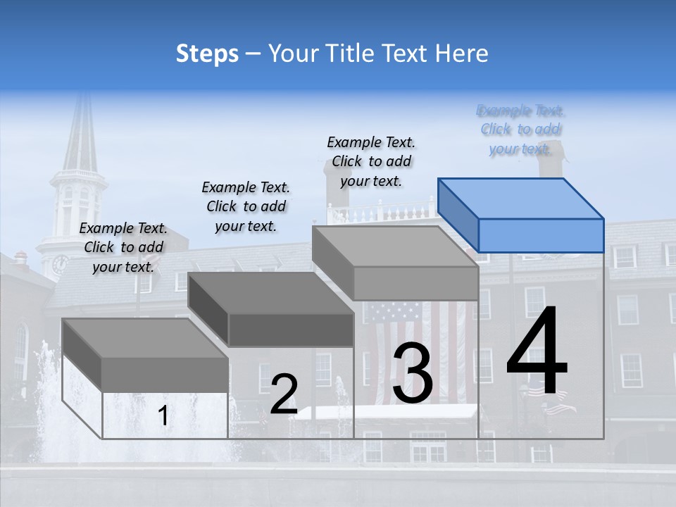 Young Closeup White Background PowerPoint Template