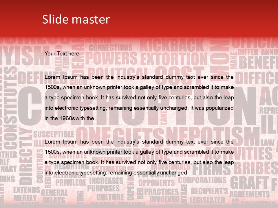 Senior  Care Hand PowerPoint Template