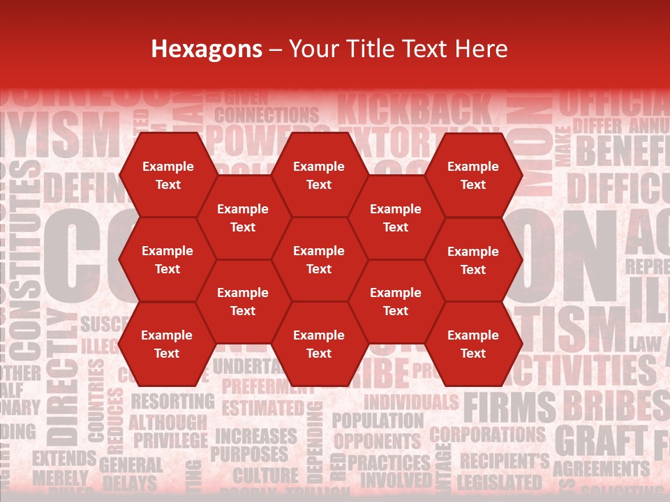 Senior  Care Hand PowerPoint Template