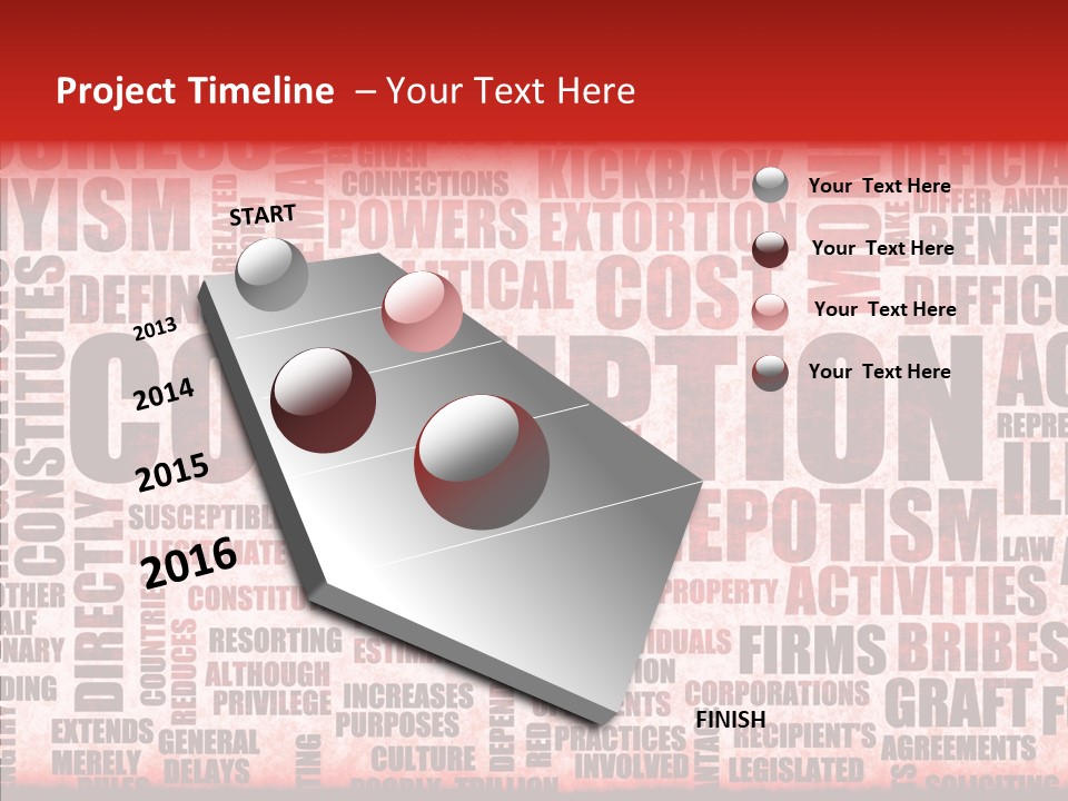 Senior  Care Hand PowerPoint Template