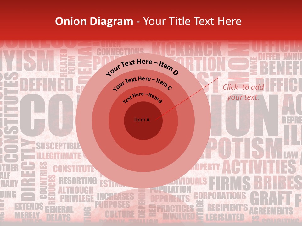 Senior  Care Hand PowerPoint Template