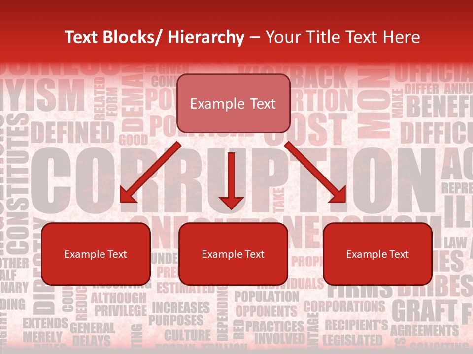 Senior  Care Hand PowerPoint Template