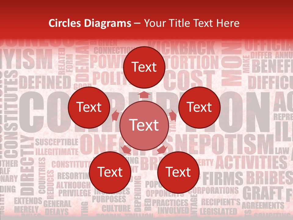 Senior  Care Hand PowerPoint Template