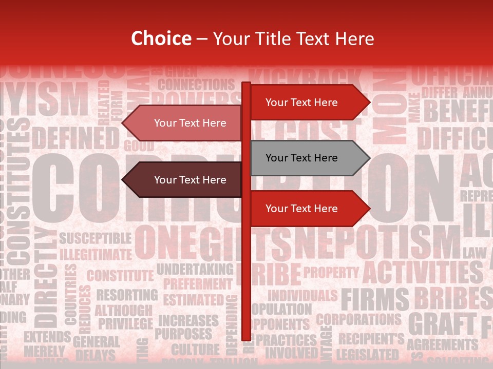 Senior  Care Hand PowerPoint Template