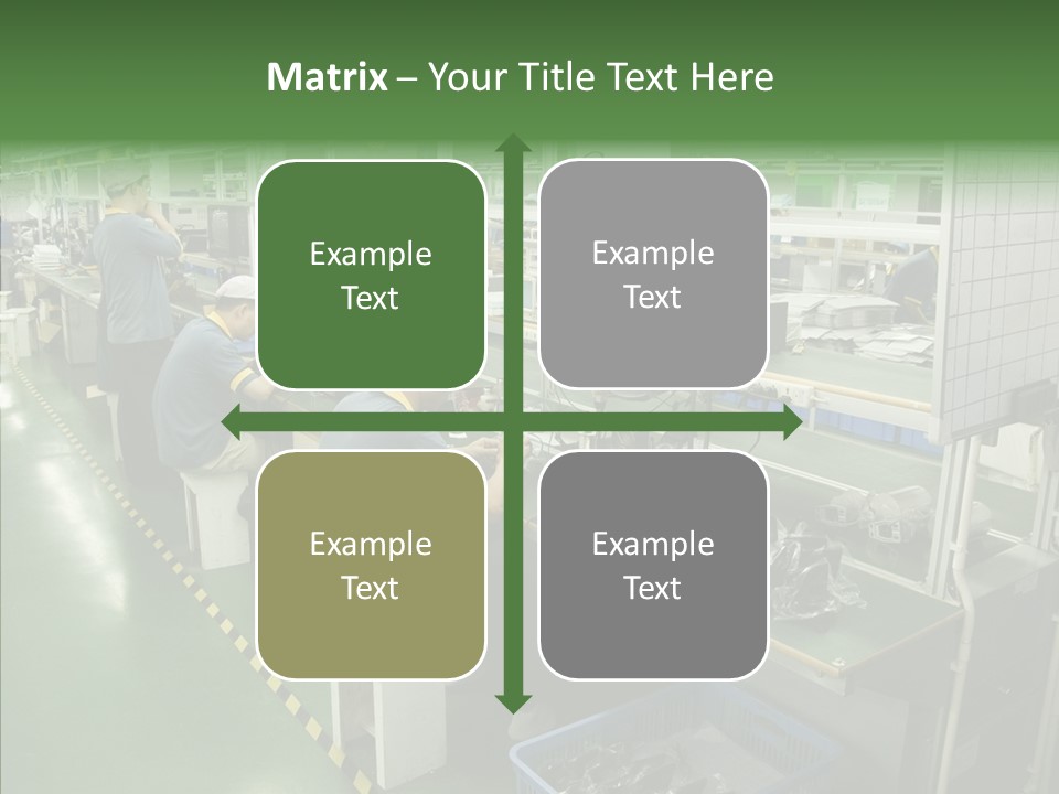 Female Touching Hand PowerPoint Template