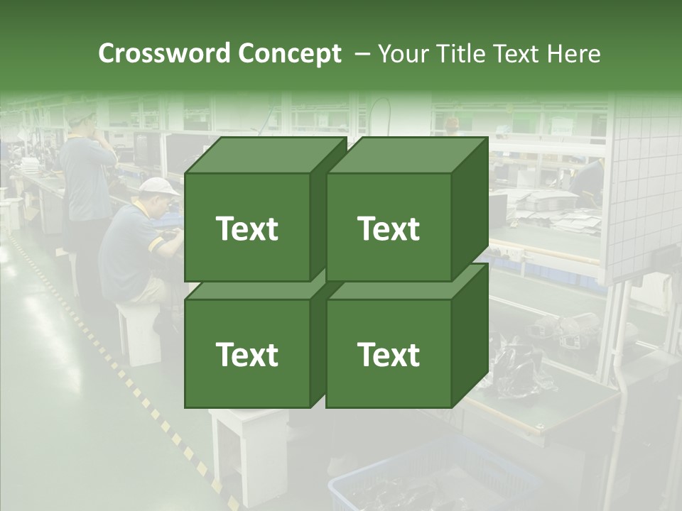Female Touching Hand PowerPoint Template
