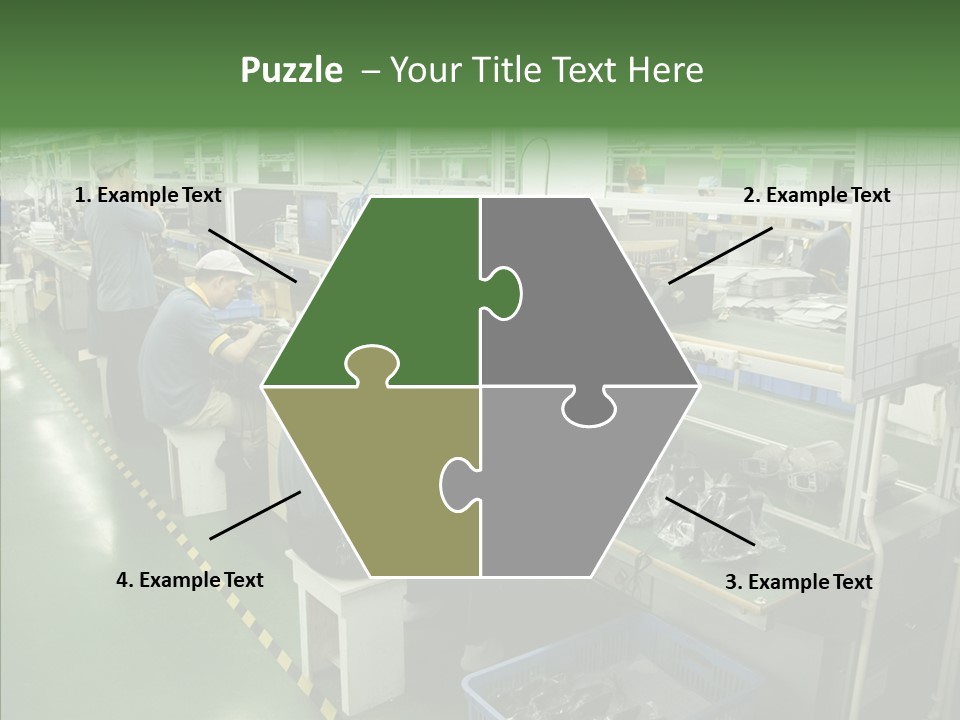 Female Touching Hand PowerPoint Template