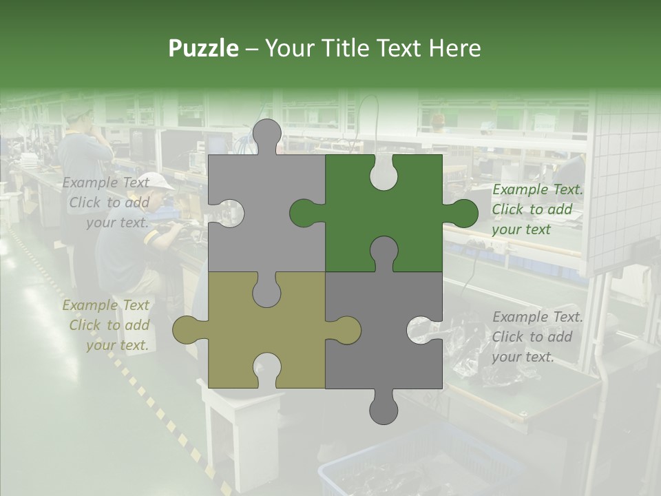 Female Touching Hand PowerPoint Template