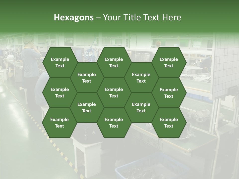 Female Touching Hand PowerPoint Template