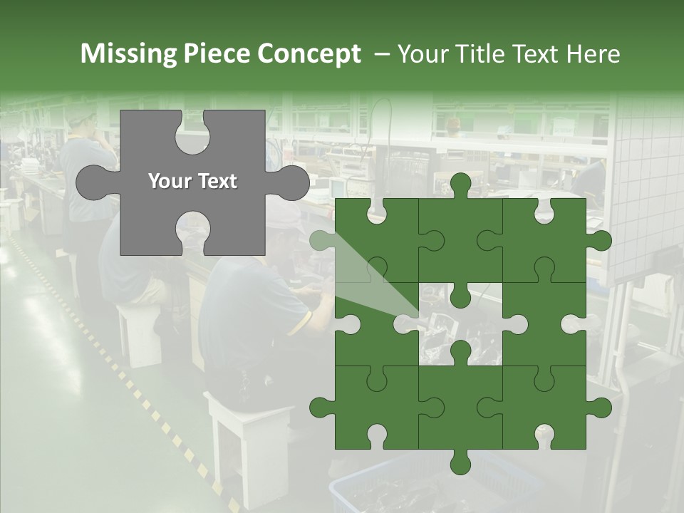 Female Touching Hand PowerPoint Template