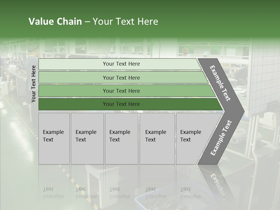 Female Touching Hand PowerPoint Template