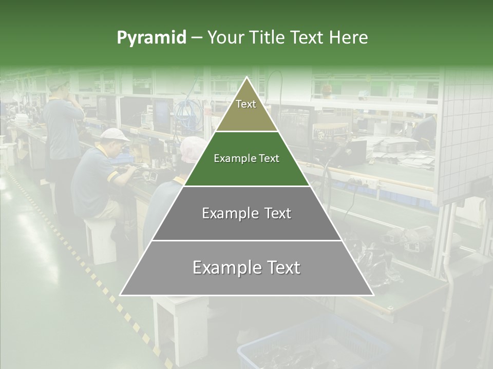 Female Touching Hand PowerPoint Template