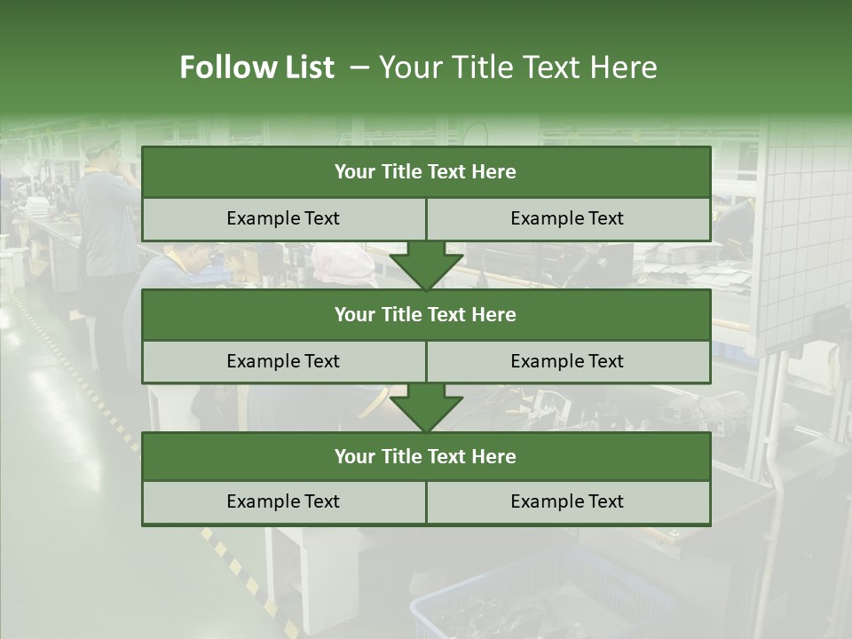 Female Touching Hand PowerPoint Template