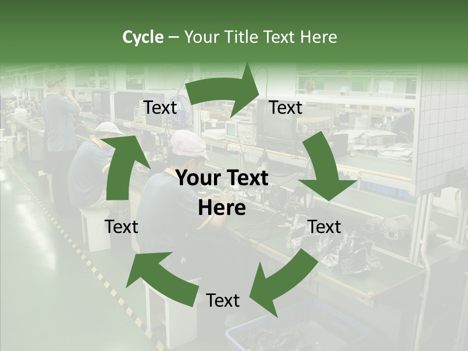 Female Touching Hand PowerPoint Template