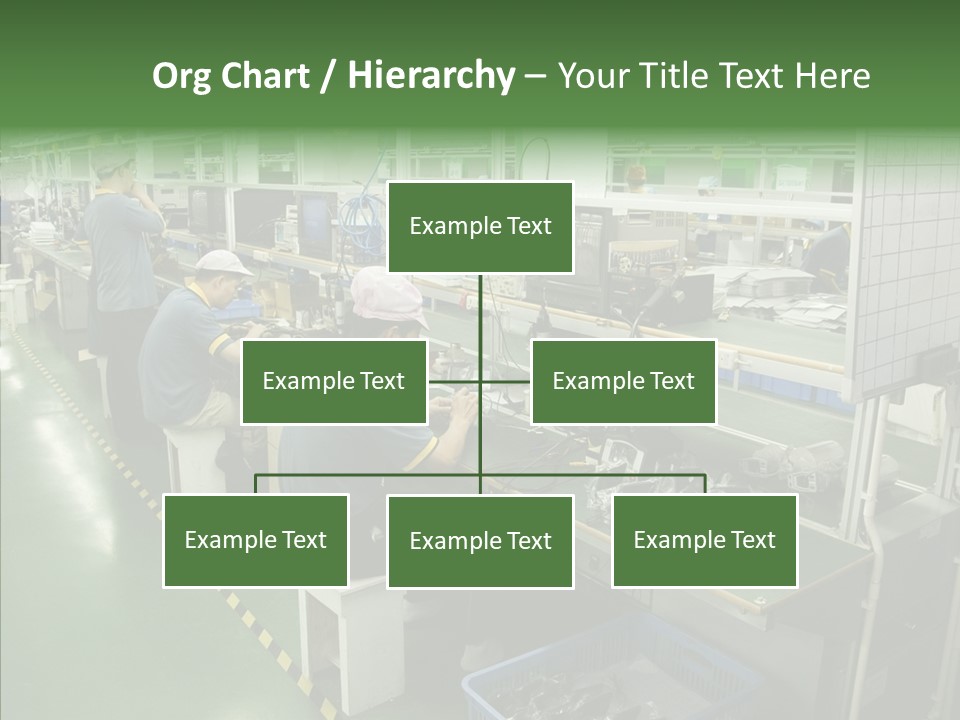 Female Touching Hand PowerPoint Template