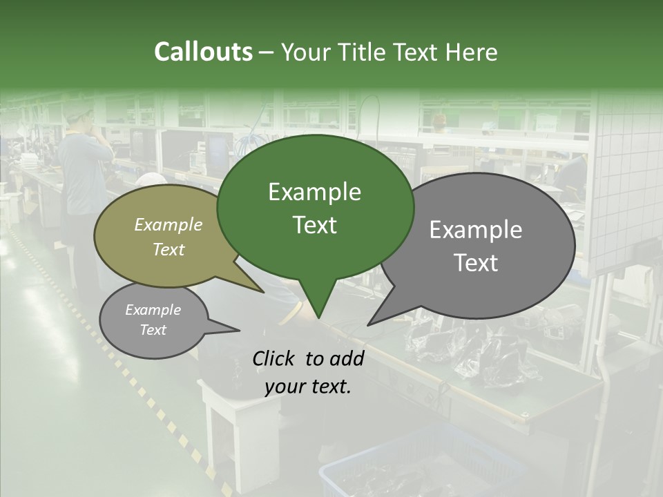 Female Touching Hand PowerPoint Template