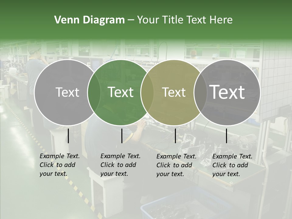 Female Touching Hand PowerPoint Template