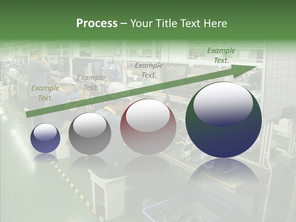 Female Touching Hand PowerPoint Template