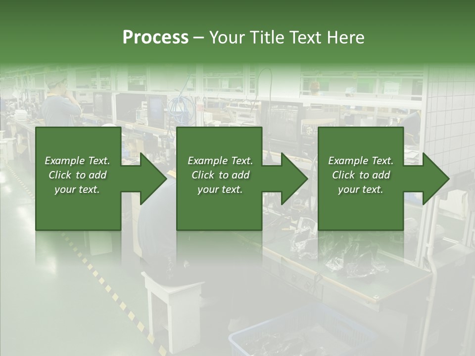 Female Touching Hand PowerPoint Template